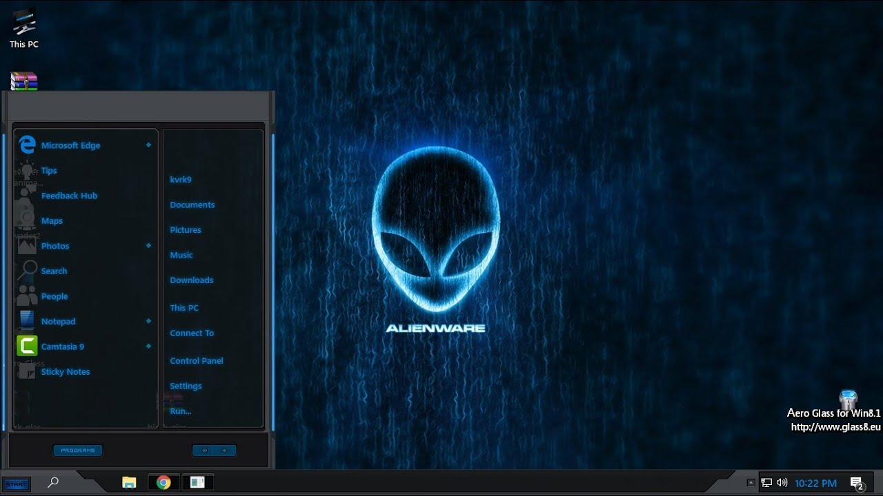alienware icons windows 10
